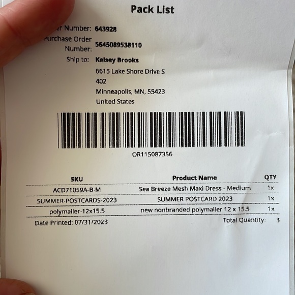 NWT 12th Tribe Sea Breeze Maxi Dress sz M - Picture 4 of 5